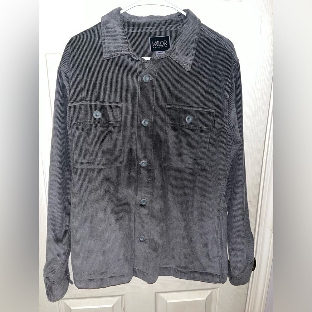 Corduroy Shacket/Overshirt button-up